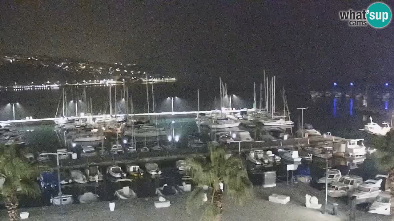 Webcam Capodistria – marina e lungo mare dall’Hotel Grand Koper