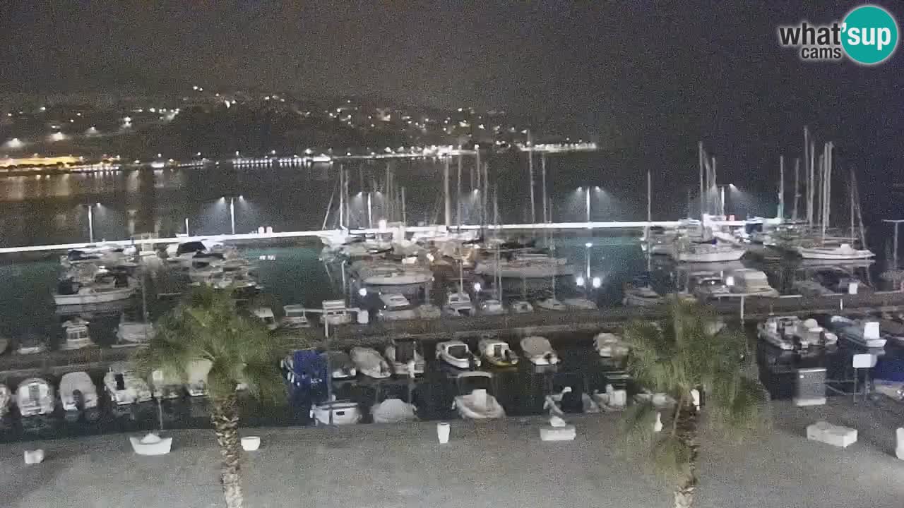 Webcam Capodistria – marina e lungo mare dall’Hotel Grand Koper