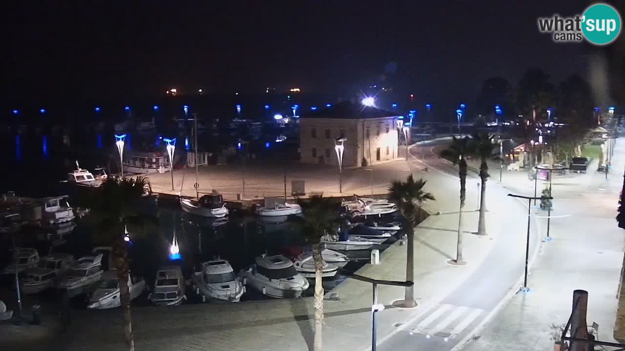 Camera en vivo Koper – puerto deportivo y paseo marítimo desde el Hotel Grand Koper