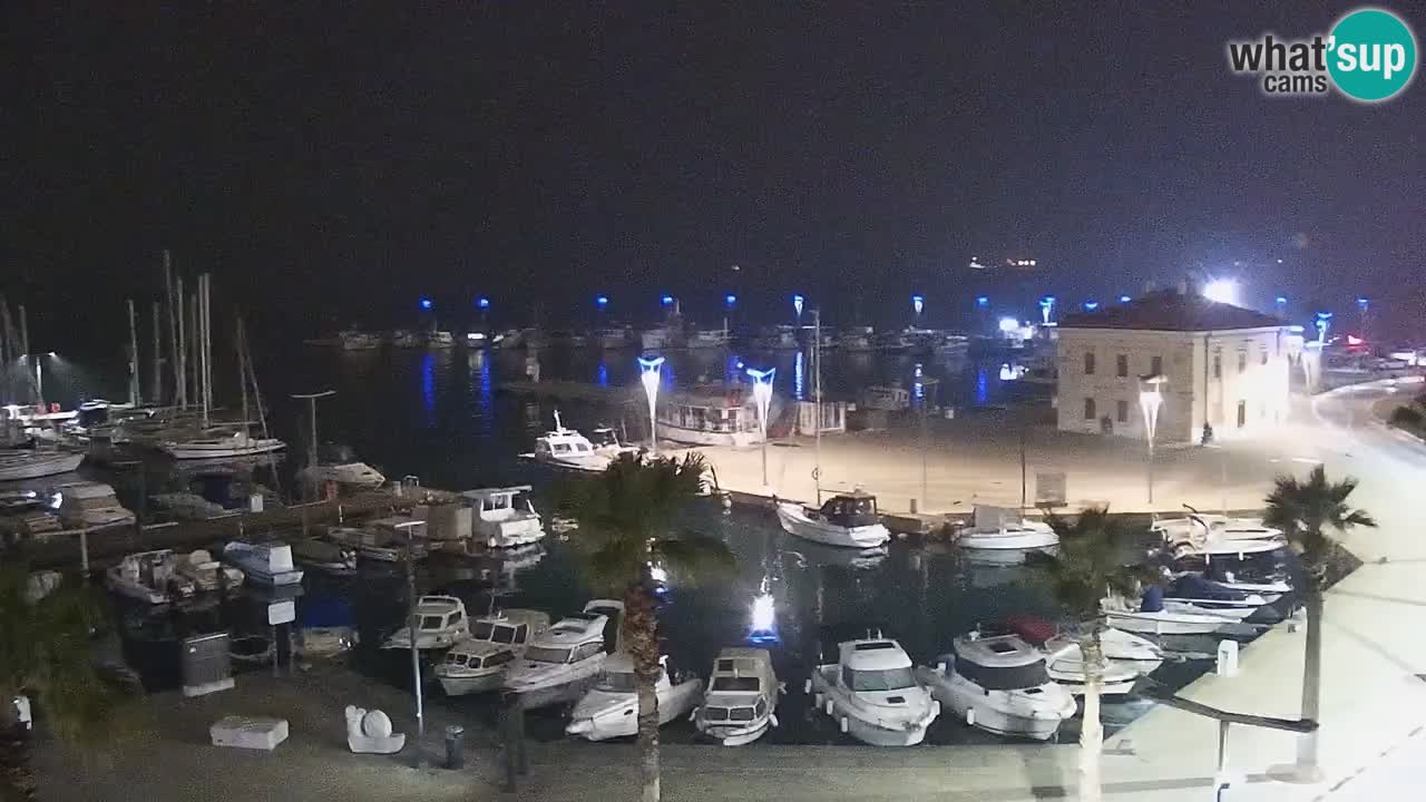 Il porto di Koper – Capodistria live webcam – porto crociere e mercantile – Slovenia