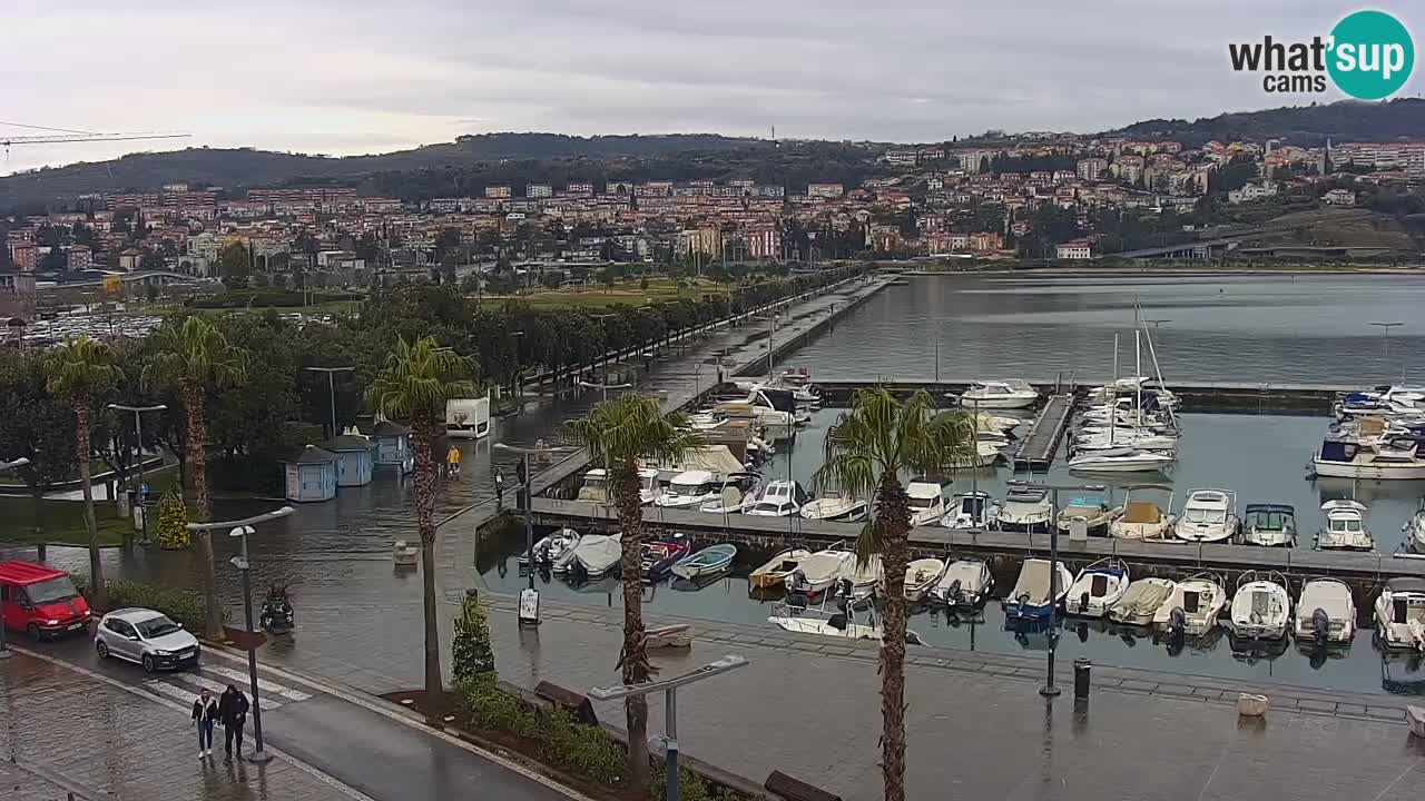 Webcam en vivo del Puerto de Koper – puerto de carga y cruceros – Eslovenia