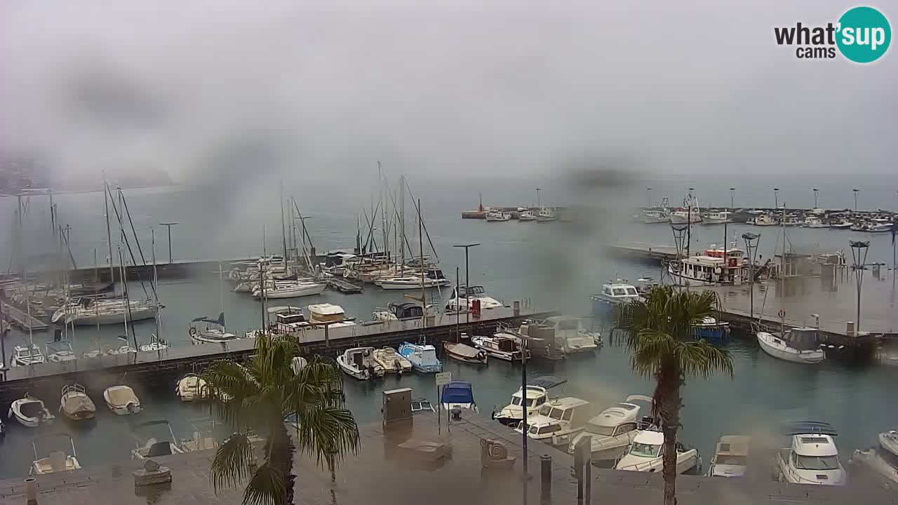 Webcam Koper – Panorama de la marina et de la promenade depuis le Grand Hotel Koper