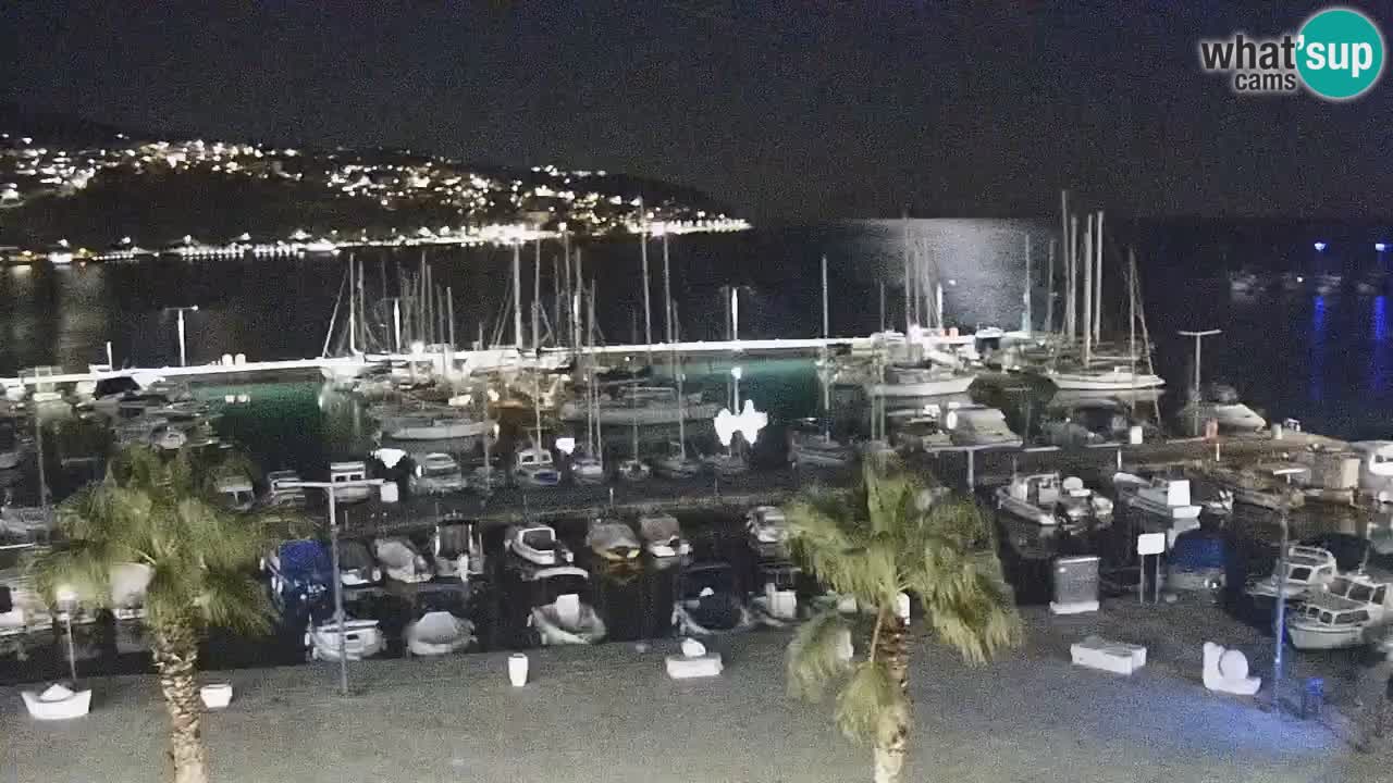 Webcam en direct du port de Koper – port de croisière et de fret – Slovénie