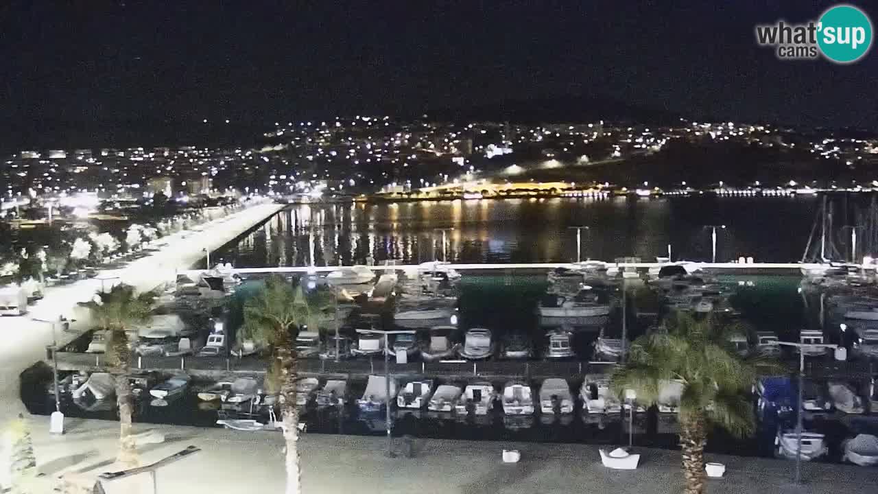 Webcam en direct du port de Koper – port de croisière et de fret – Slovénie