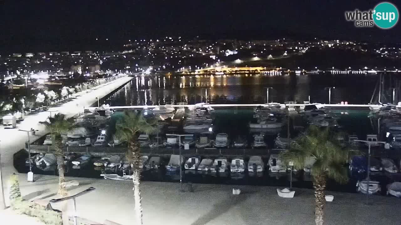 Spletna kamera Koper – Panorama na marino in promenado s Hotela Grand Koper