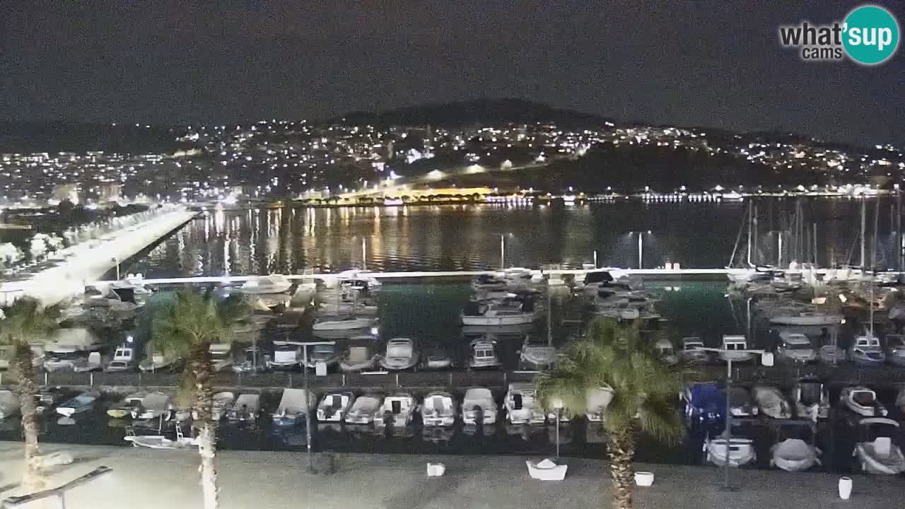 Webcam Capodistria – marina e lungo mare dall’Hotel Grand Koper