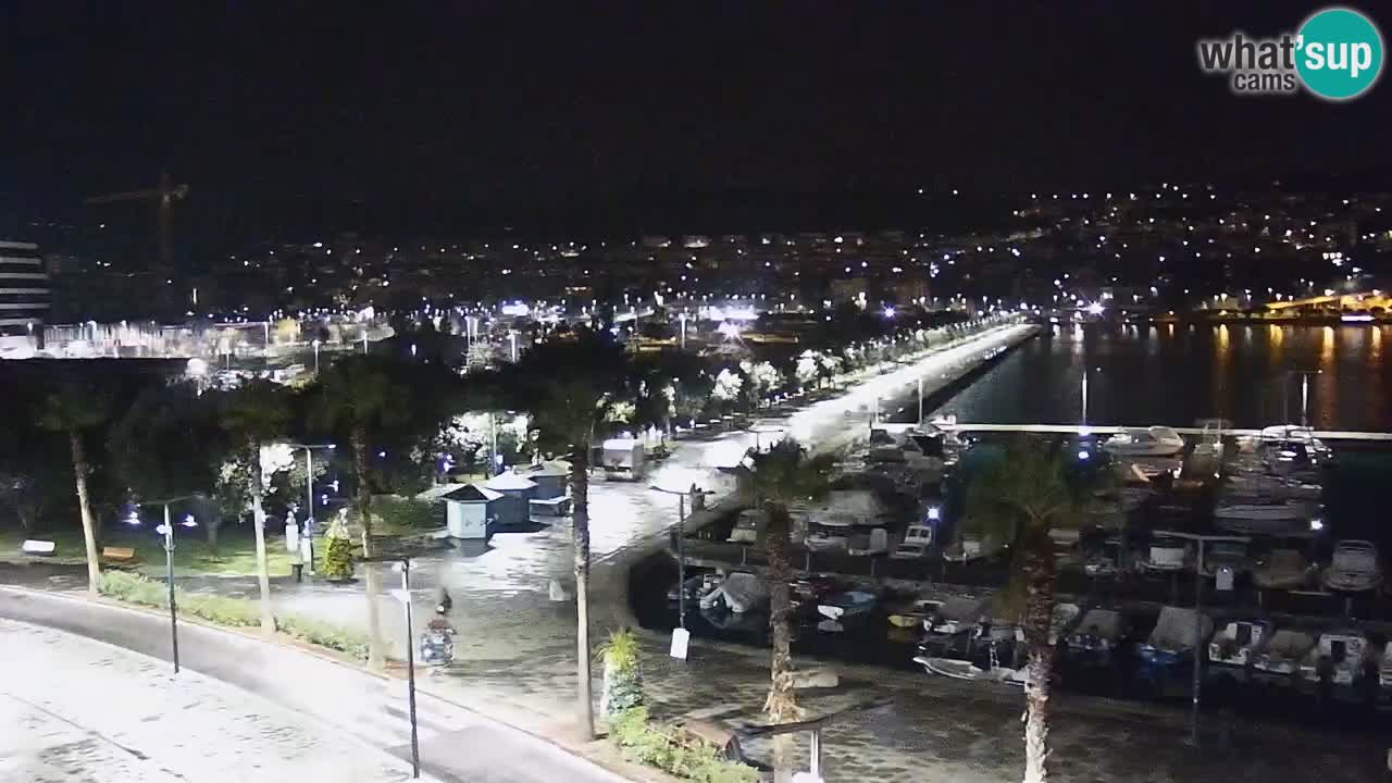 Camera en vivo Koper – puerto deportivo y paseo marítimo desde el Hotel Grand Koper