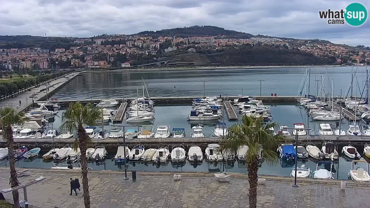 Luka Kopar uživo web kamera – Turistički terminal i teretna luka – Slovenija