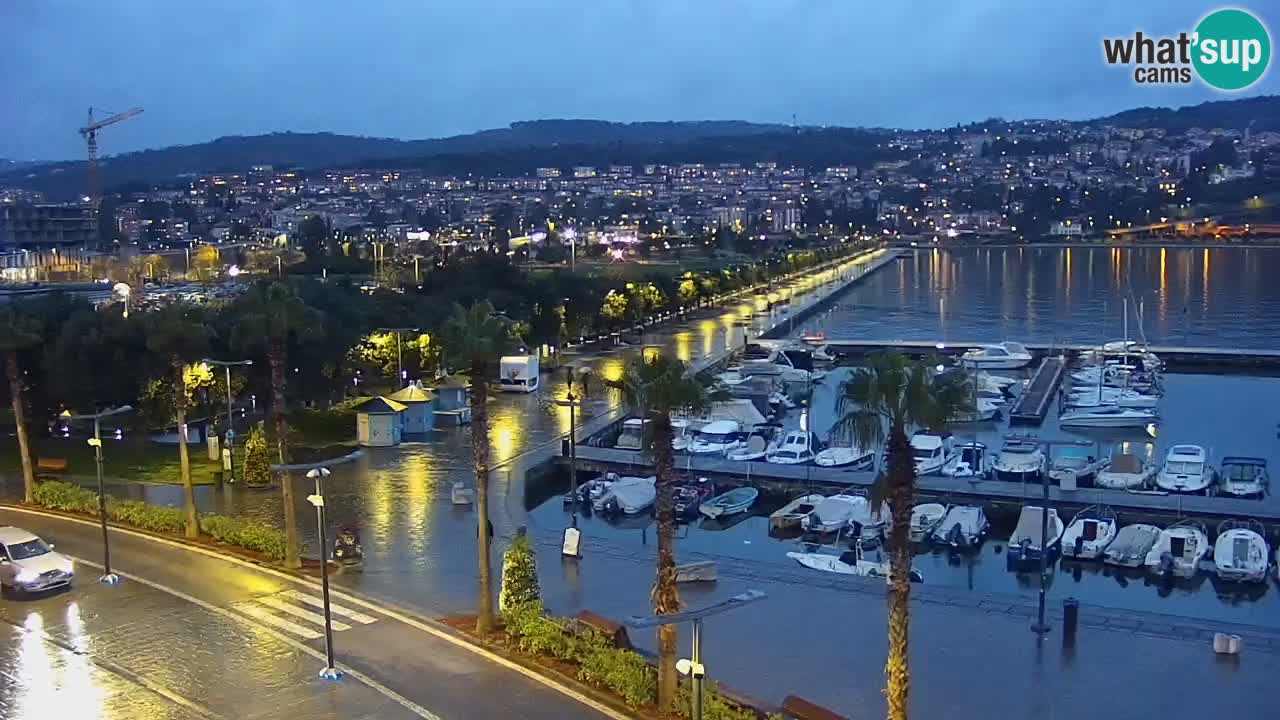 Webcam en vivo del Puerto de Koper – puerto de carga y cruceros – Eslovenia