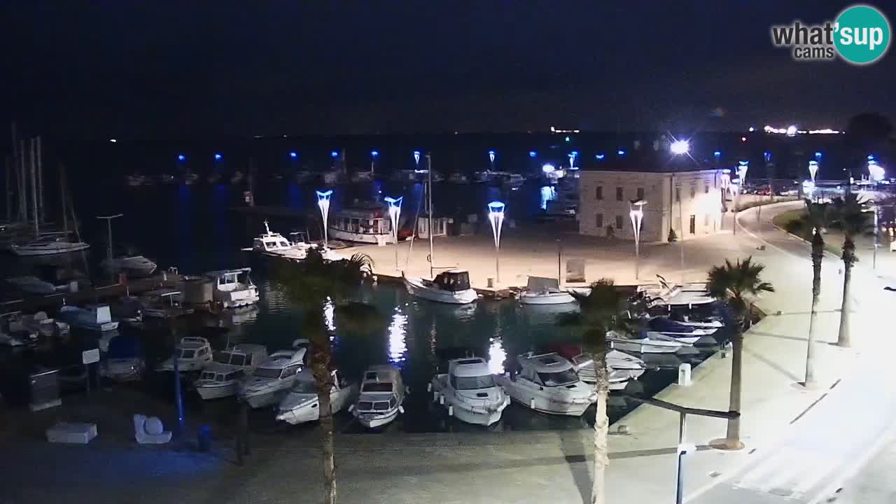 Camera en vivo Koper – puerto deportivo y paseo marítimo desde el Hotel Grand Koper