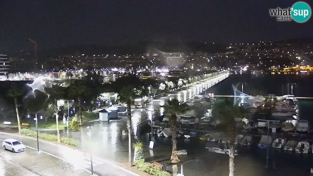 Spletna kamera Koper – Panorama na marino in promenado s Hotela Grand Koper