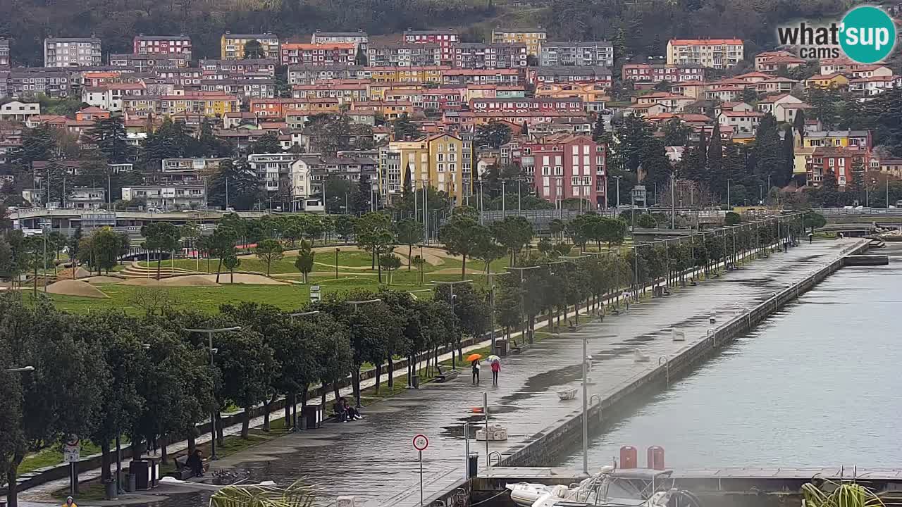 Webcam en direct du port de Koper – port de croisière et de fret – Slovénie