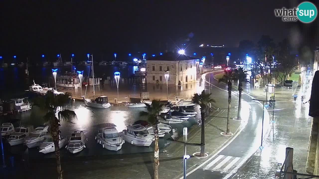 Webcam Capodistria – marina e lungo mare dall’Hotel Grand Koper