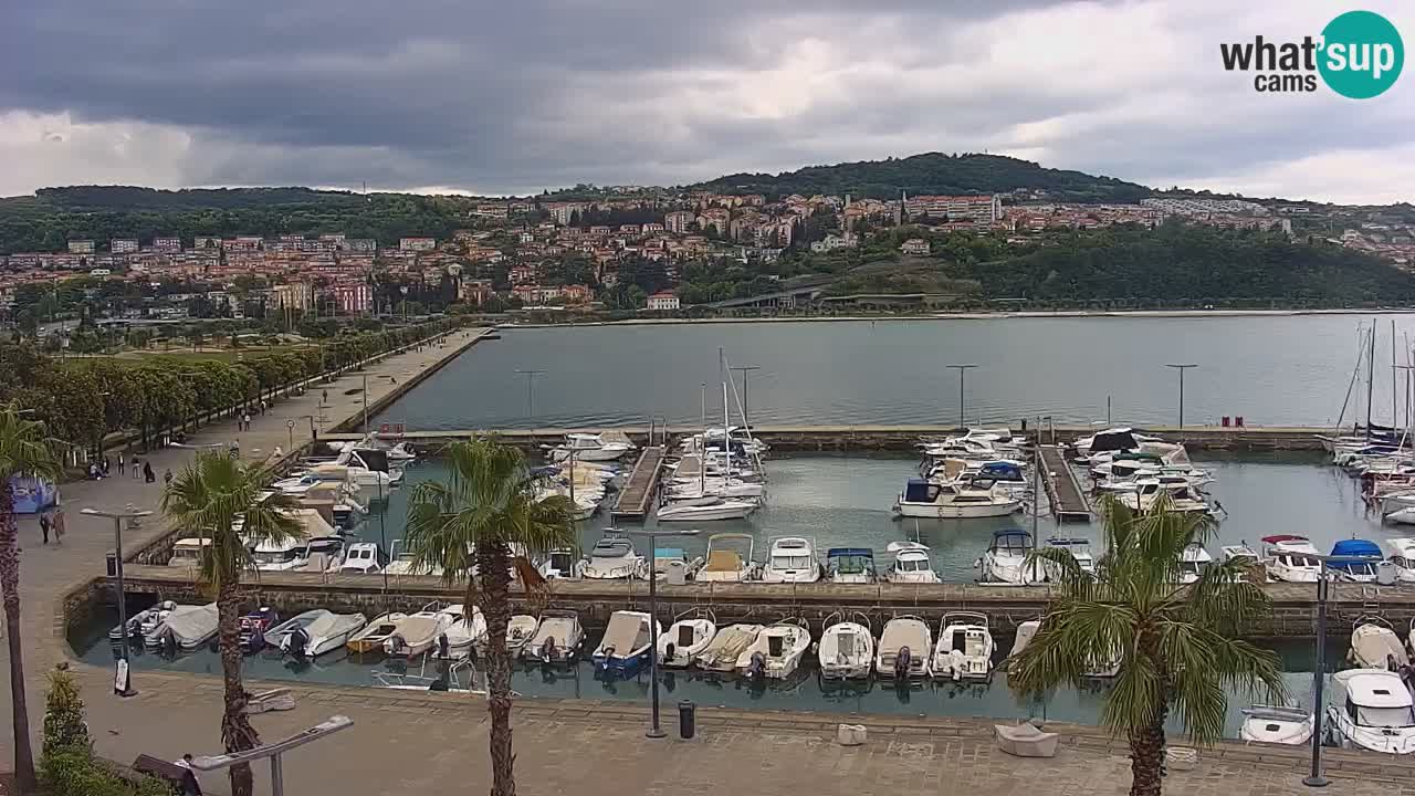 Il porto di Koper – Capodistria live webcam – porto crociere e mercantile – Slovenia