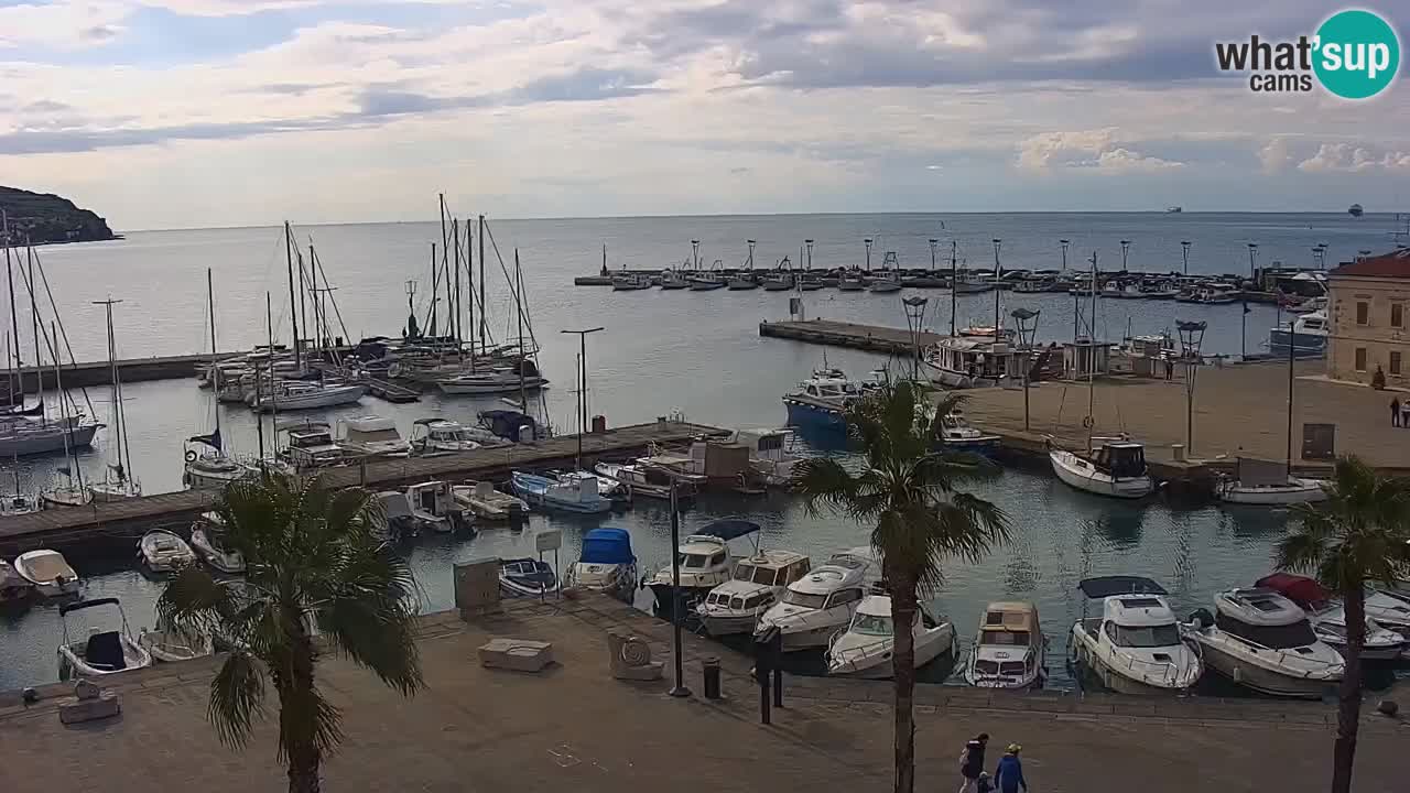 The Port of Koper live webcam – cruise and cargo port – Slovenia