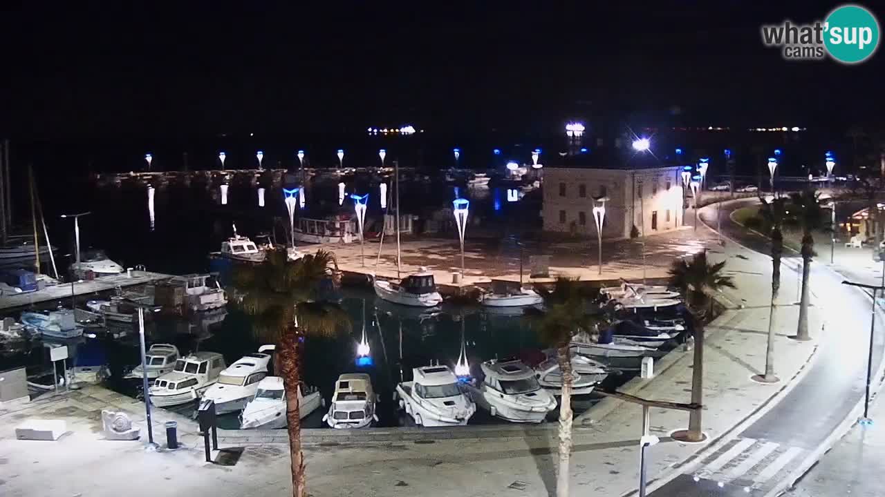 Webcam Capodistria – marina e lungo mare dall’Hotel Grand Koper