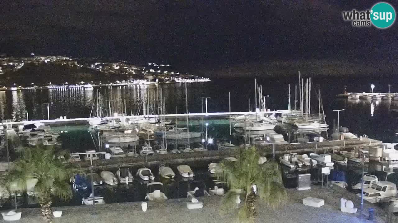 Webcam Capodistria – marina e lungo mare dall’Hotel Grand Koper