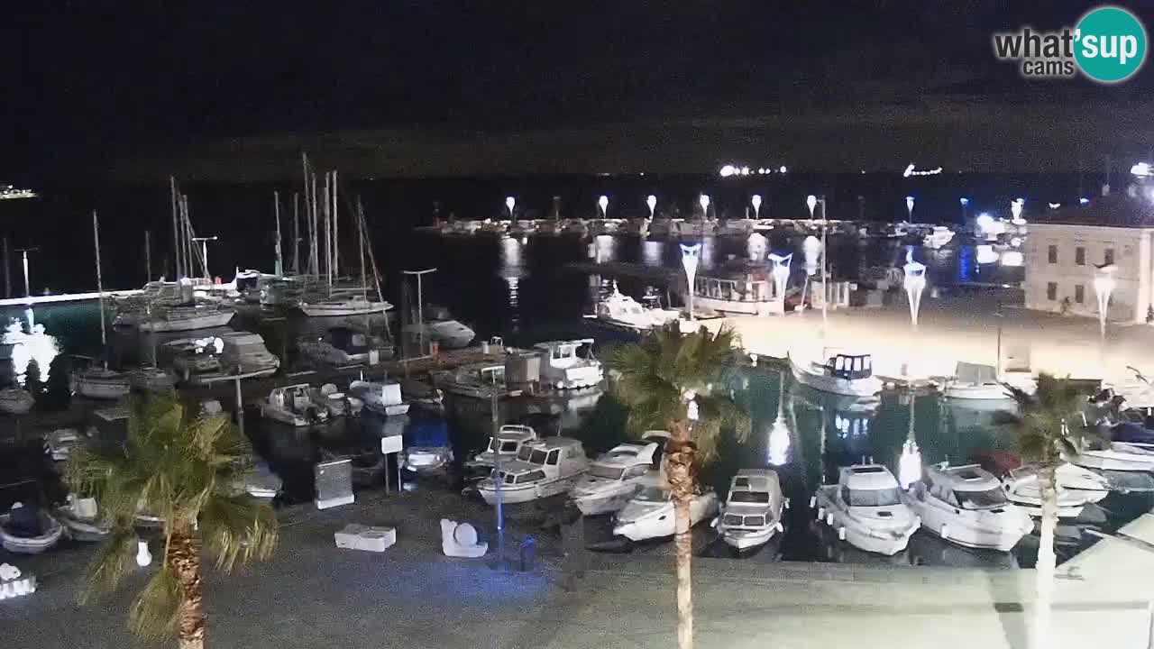 Il porto di Koper – Capodistria live webcam – porto crociere e mercantile – Slovenia