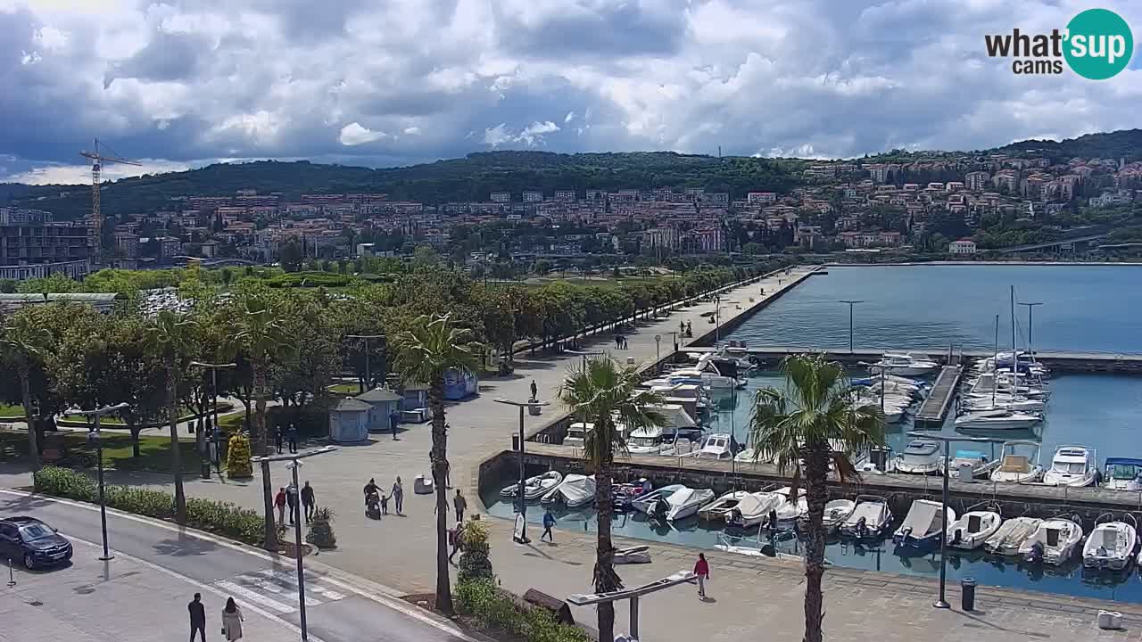 Luka Kopar uživo web kamera – Turistički terminal i teretna luka – Slovenija
