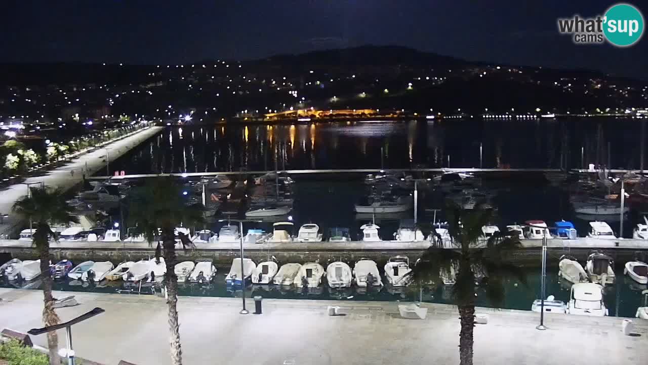 Web kamera Koper – marina i promenada – hotel Grand Koper
