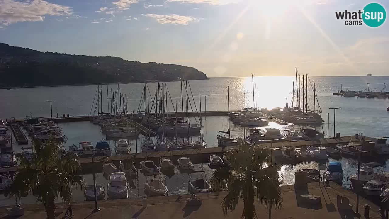 The Port of Koper live webcam – cruise and cargo port – Slovenia
