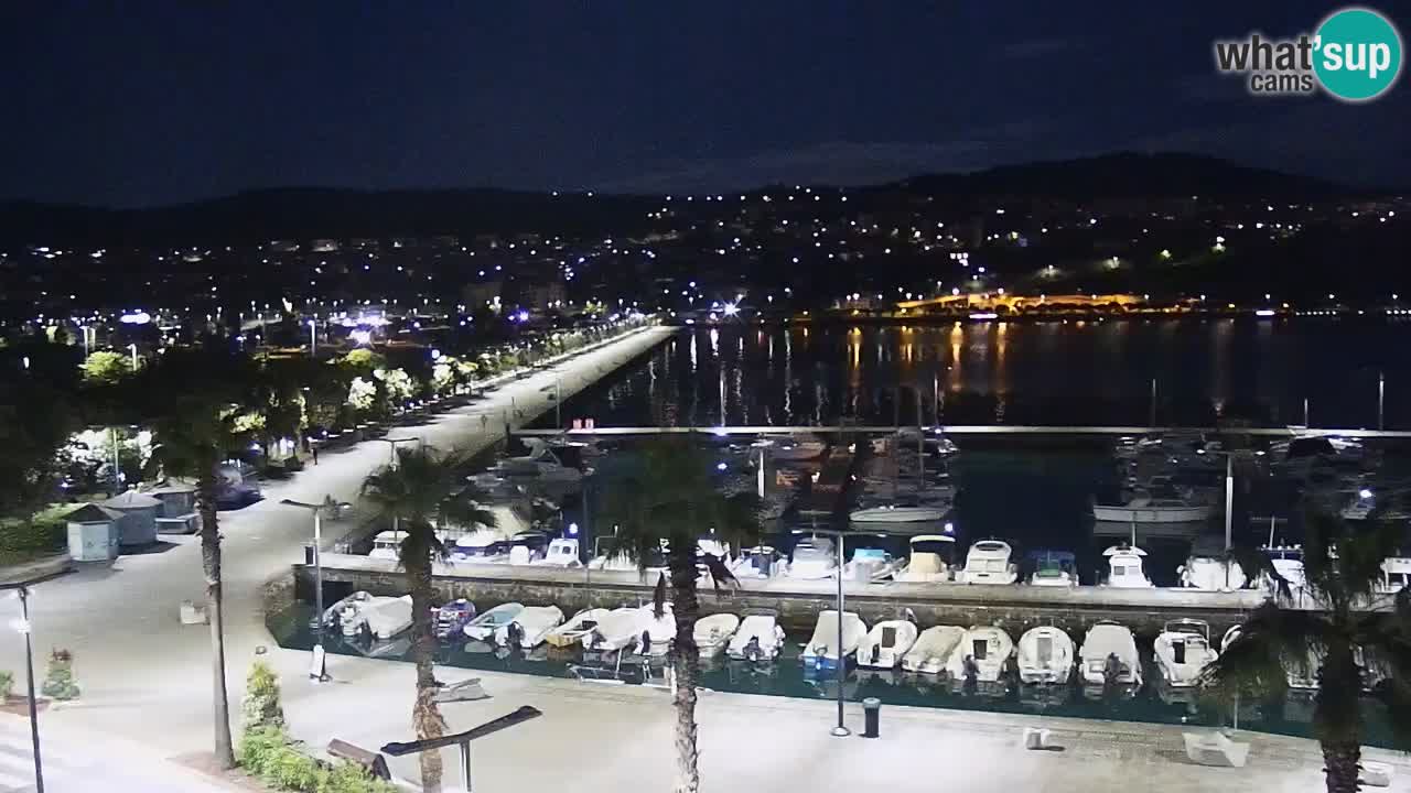 Webcam en direct du port de Koper – port de croisière et de fret – Slovénie