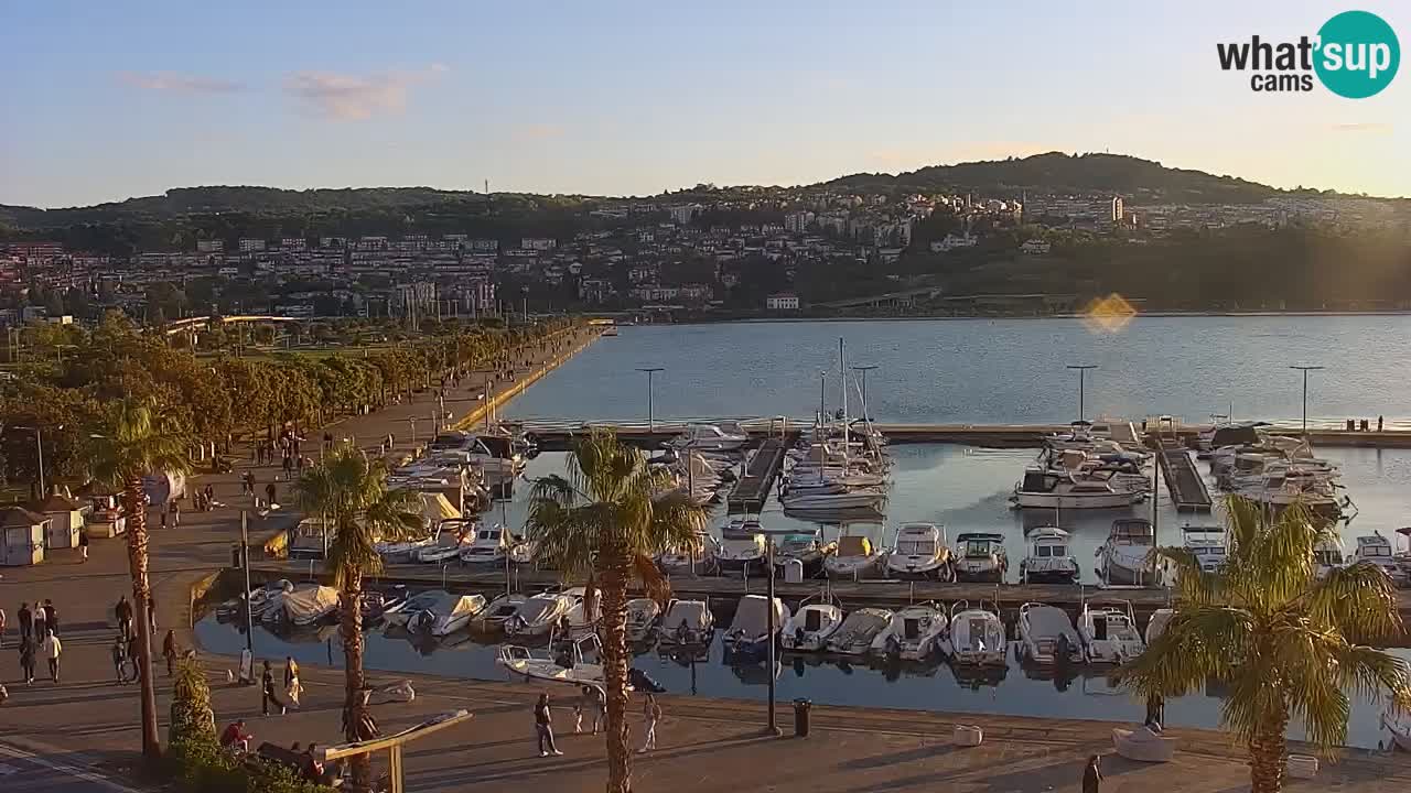 Der Hafen von Koper Live-Webcam – Kreuzfahrt- und Frachthafen – Slowenien