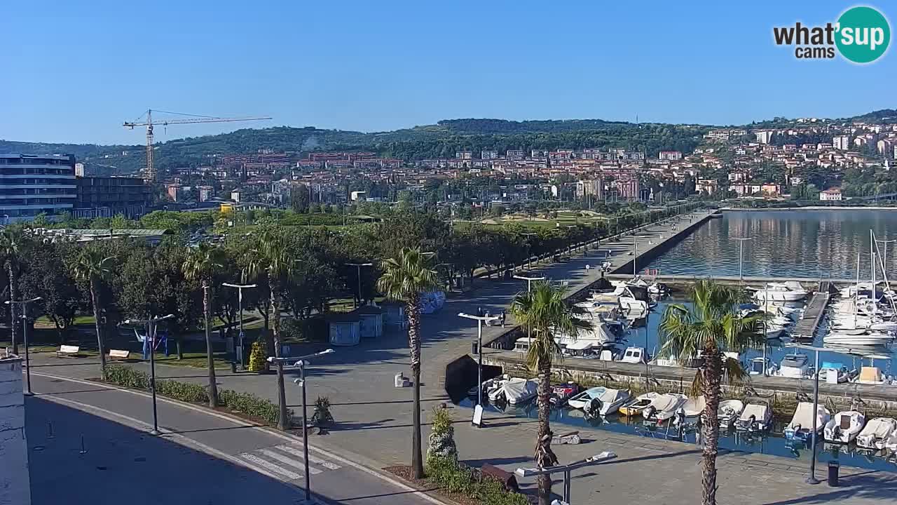Der Hafen von Koper Live-Webcam – Kreuzfahrt- und Frachthafen – Slowenien