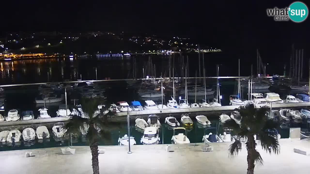 Spletna kamera Luka Koper v živo – Potniški terminal in tovorno pristanišče – Slovenija
