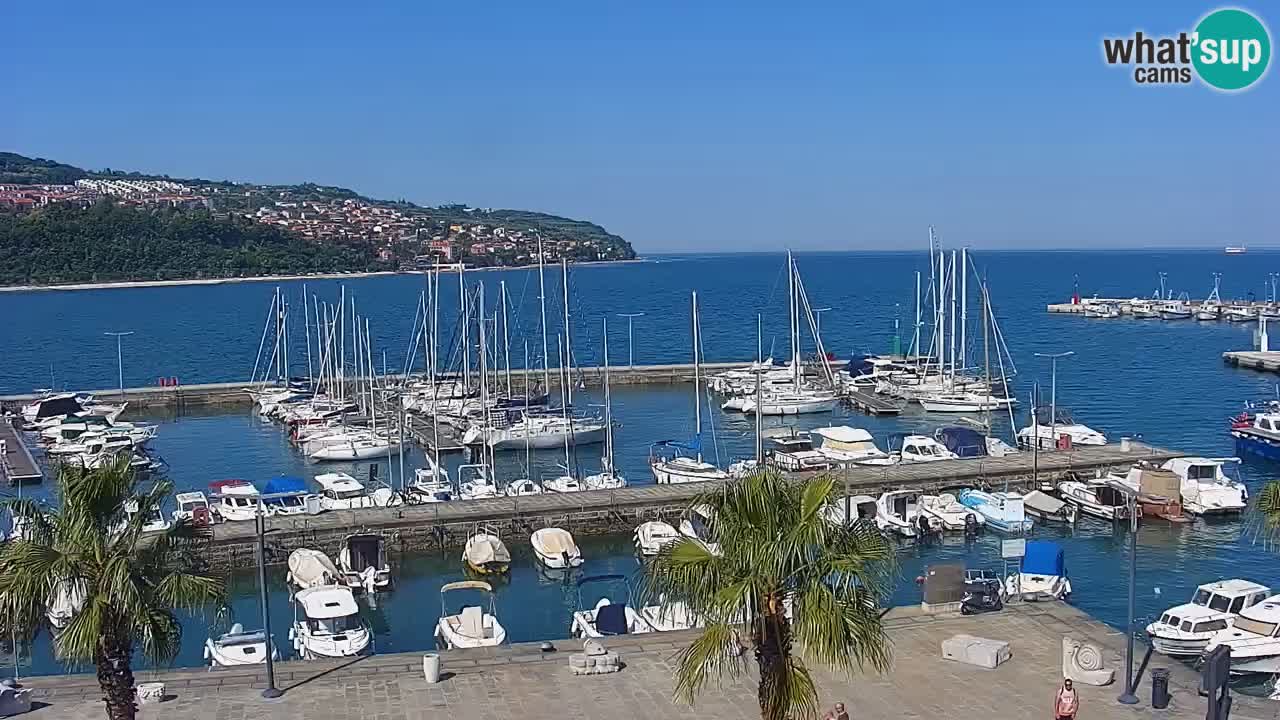 Il porto di Koper – Capodistria live webcam – porto crociere e mercantile – Slovenia