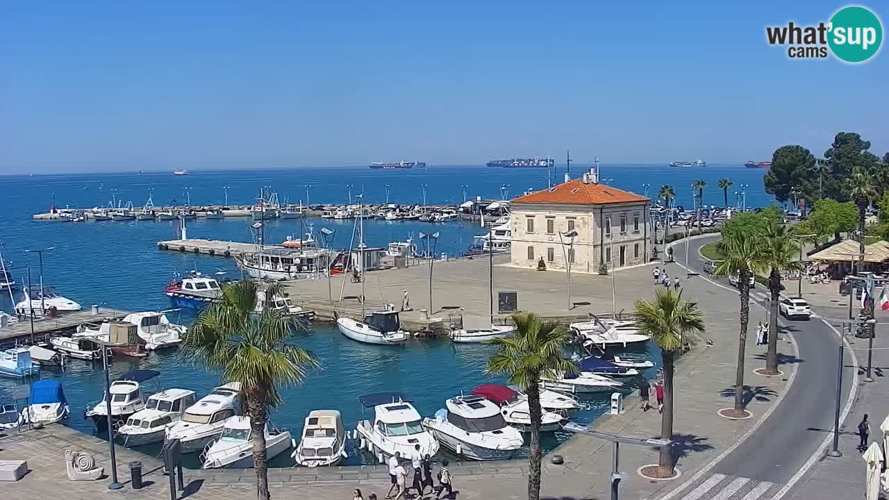 The Port of Koper live webcam – cruise and cargo port – Slovenia