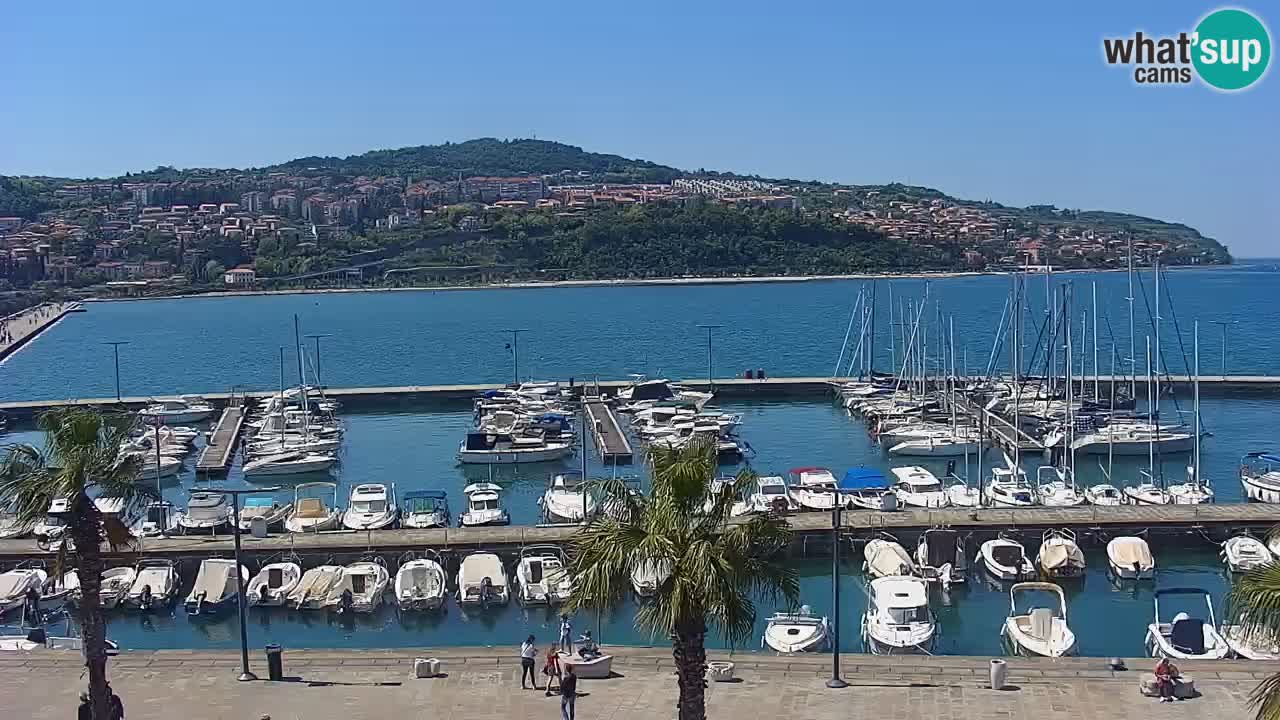 Luka Kopar uživo web kamera – Turistički terminal i teretna luka – Slovenija