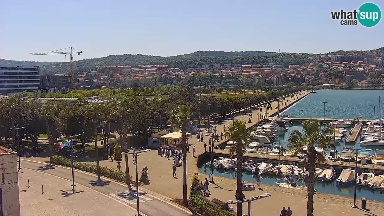 Webcam en vivo del Puerto de Koper – puerto de carga y cruceros – Eslovenia