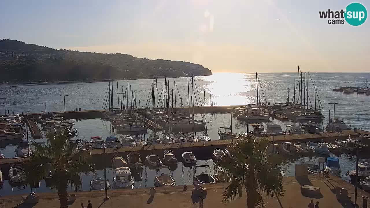 The Port of Koper live webcam – cruise and cargo port – Slovenia