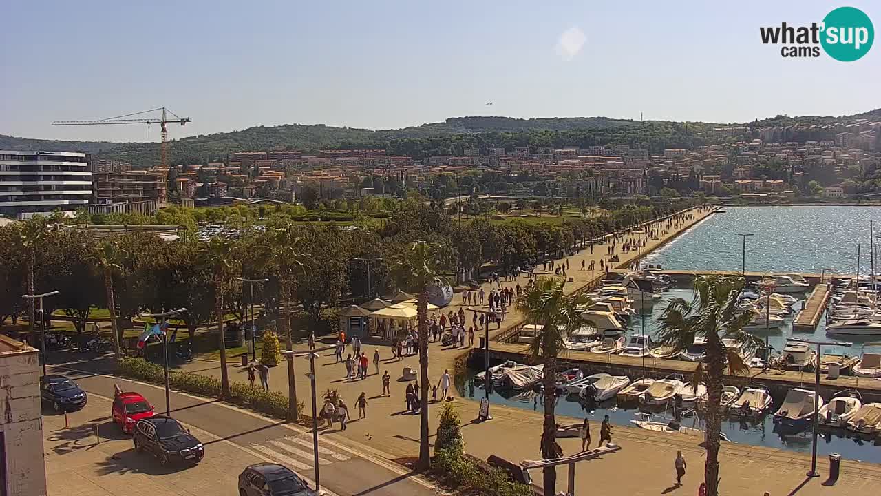 Il porto di Koper – Capodistria live webcam – porto crociere e mercantile – Slovenia
