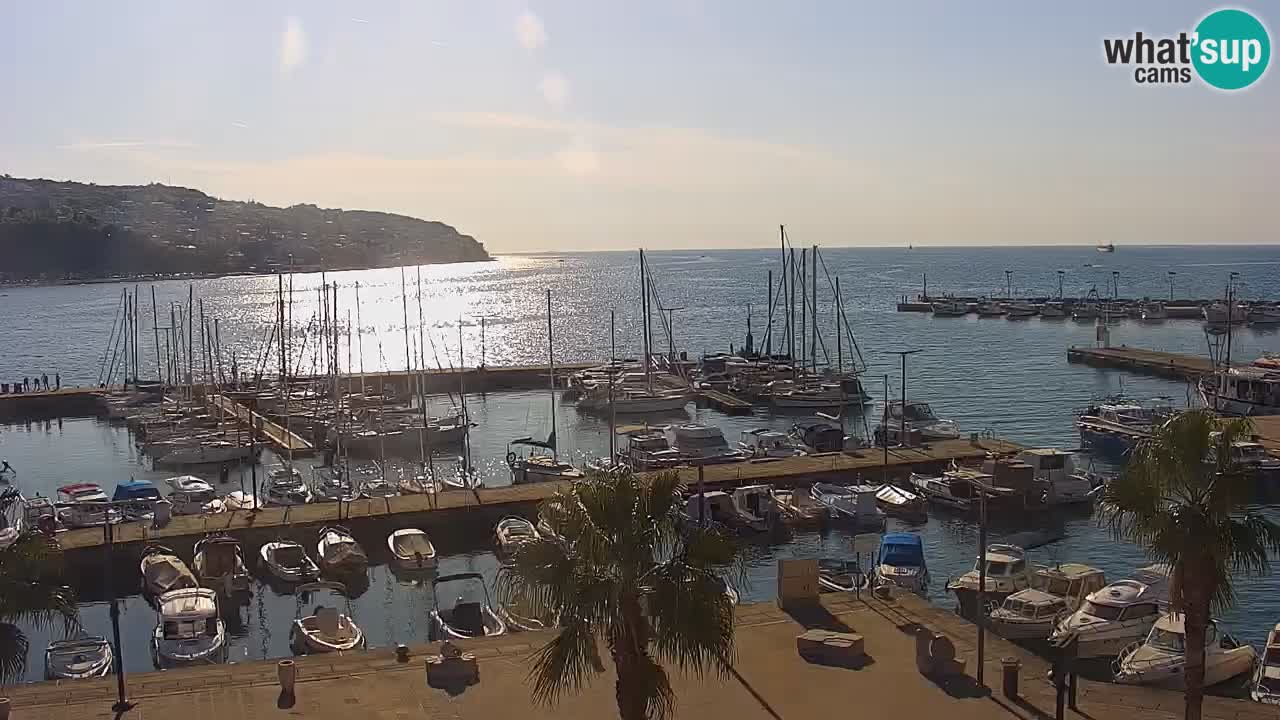 Il porto di Koper – Capodistria live webcam – porto crociere e mercantile – Slovenia