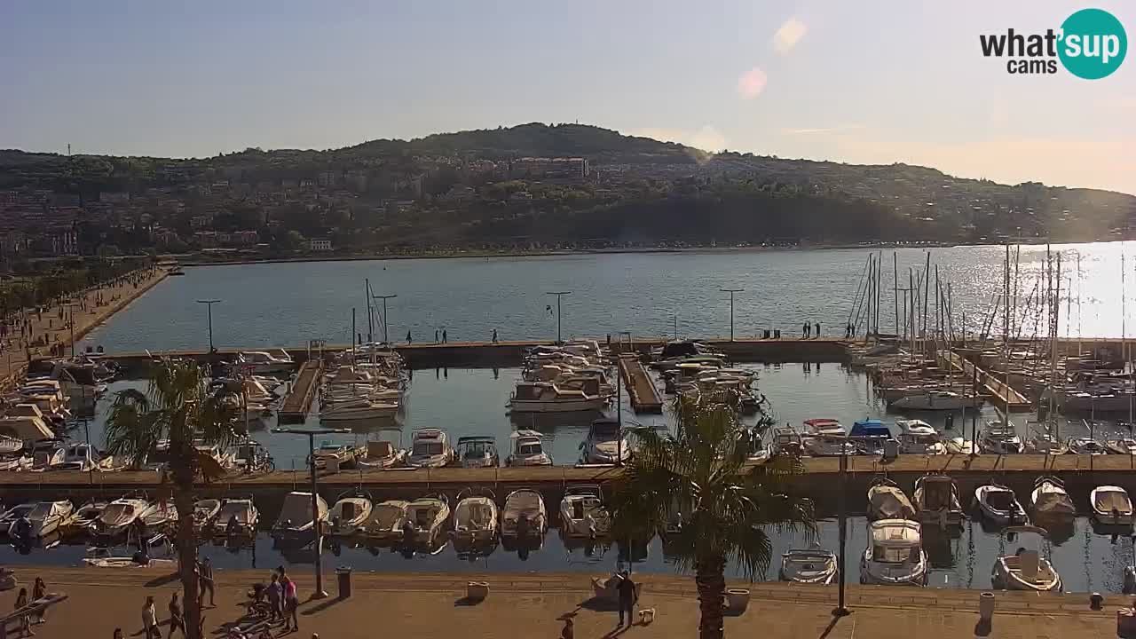 Webcam en vivo del Puerto de Koper – puerto de carga y cruceros – Eslovenia