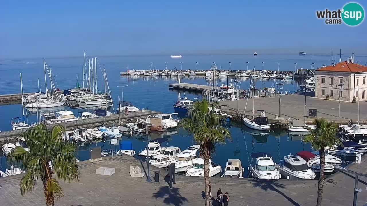 Webcam en vivo del Puerto de Koper – puerto de carga y cruceros – Eslovenia
