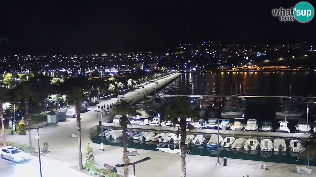 Webcam en direct du port de Koper – port de croisière et de fret – Slovénie