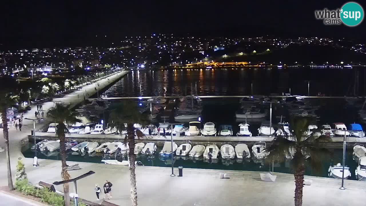 Web kamera Koper – marina i promenada – hotel Grand Koper