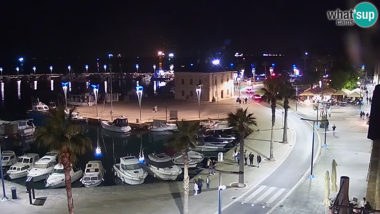 Webcam en direct du port de Koper – port de croisière et de fret – Slovénie