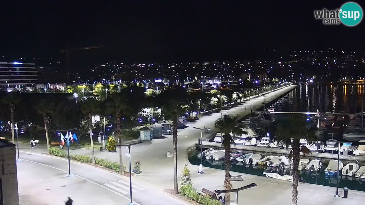 Spletna kamera Koper – Panorama na marino in promenado s Hotela Grand Koper