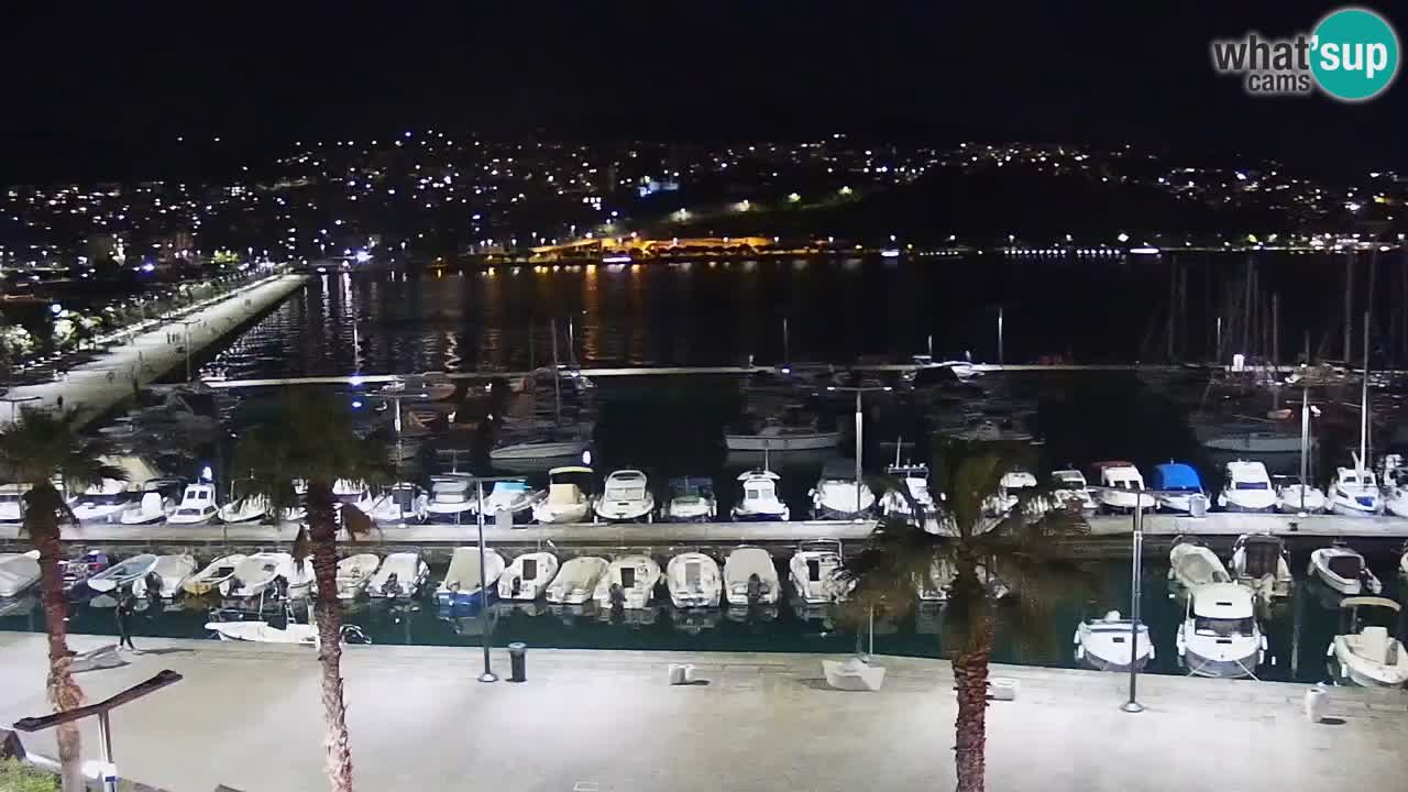 Webcam en direct du port de Koper – port de croisière et de fret – Slovénie