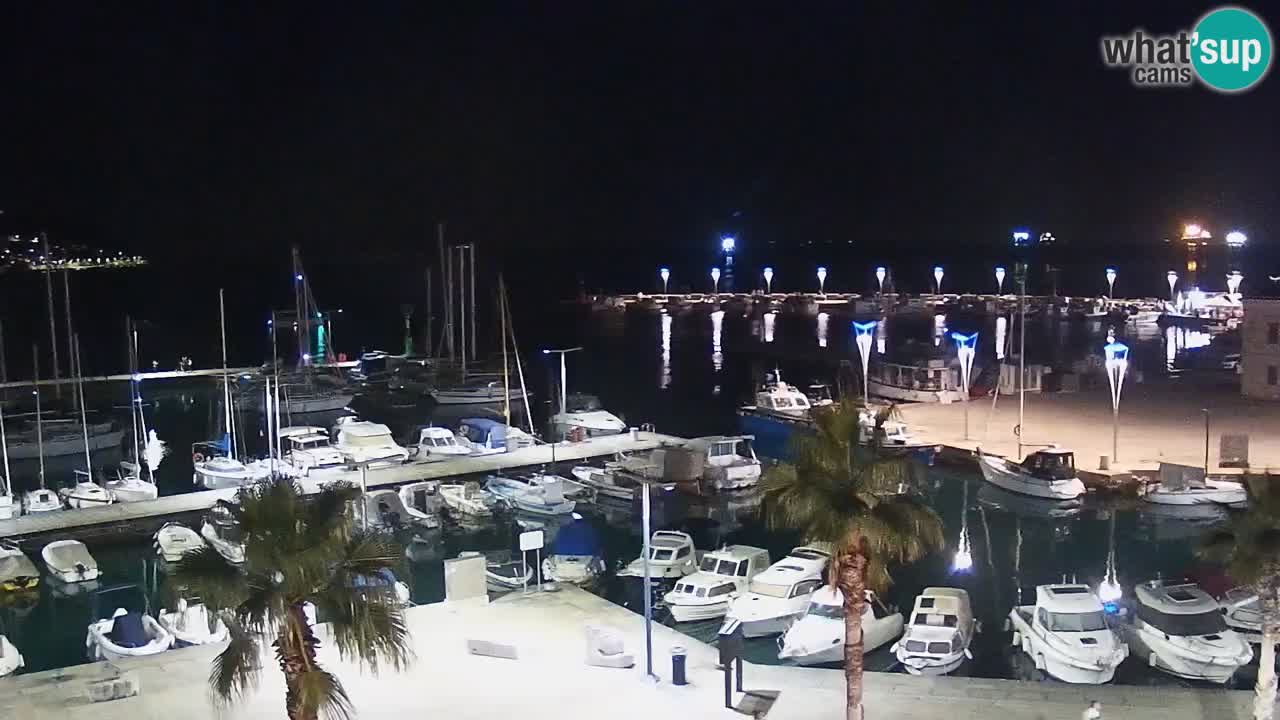 Webcam en direct du port de Koper – port de croisière et de fret – Slovénie