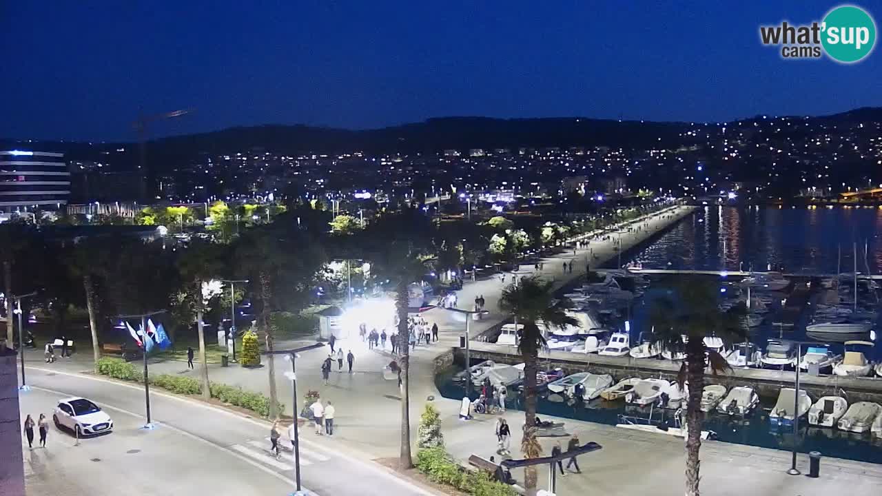 Webcam Capodistria – marina e lungo mare dall’Hotel Grand Koper