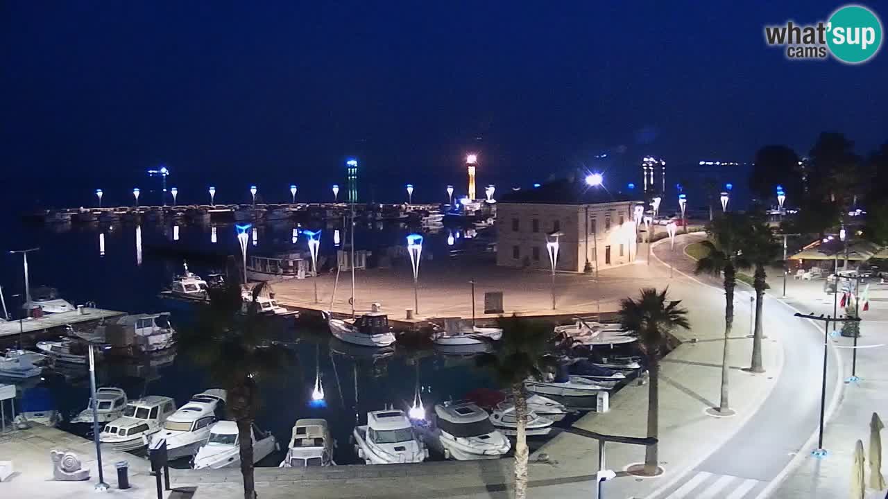 Der Hafen von Koper Live-Webcam – Kreuzfahrt- und Frachthafen – Slowenien