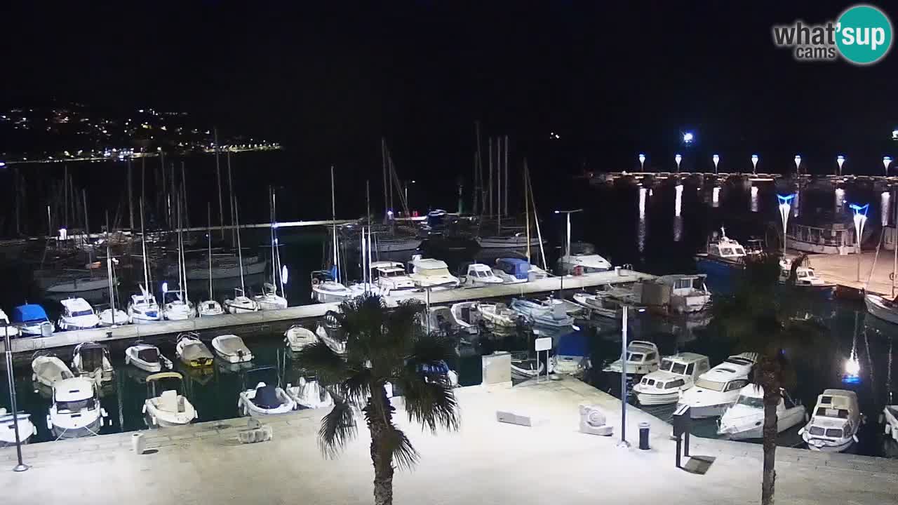 Web kamera Koper – marina i promenada – hotel Grand Koper