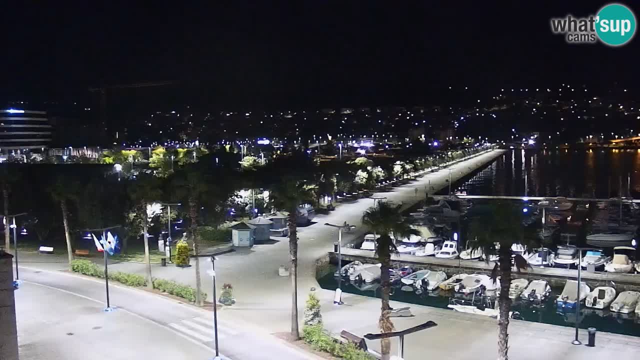 Webcam Capodistria – marina e lungo mare dall’Hotel Grand Koper