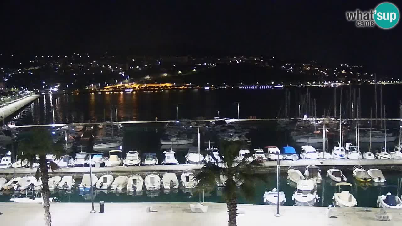 Webcam Capodistria – marina e lungo mare dall’Hotel Grand Koper