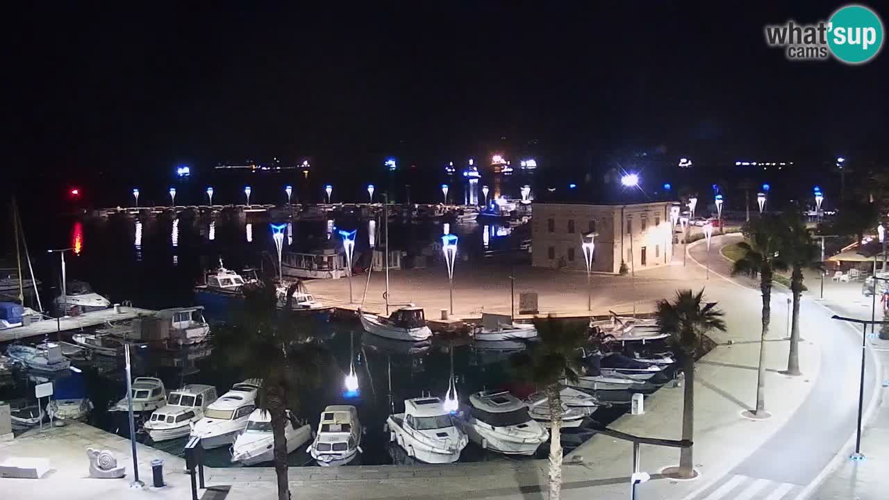 Web kamera Koper – marina i promenada – hotel Grand Koper